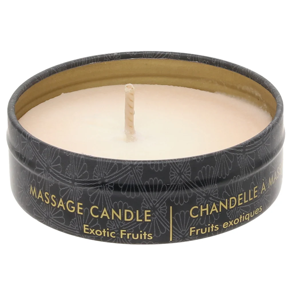 Libido Mini Massage Candle 1oz/30ml in Exotic Fruits - Image 2