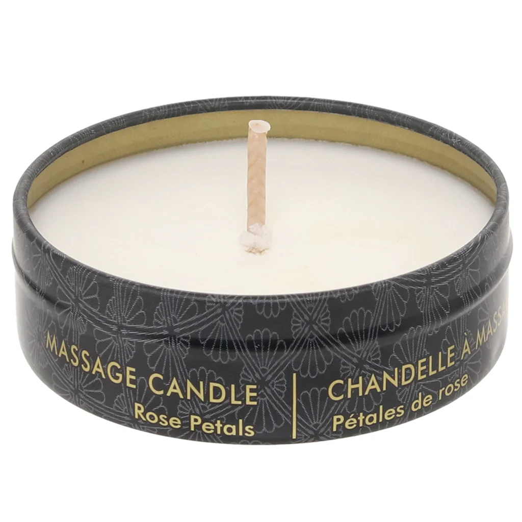 Aphrodisia Mini Massage Candle 1oz/30ml in Rose Petals - Image 2