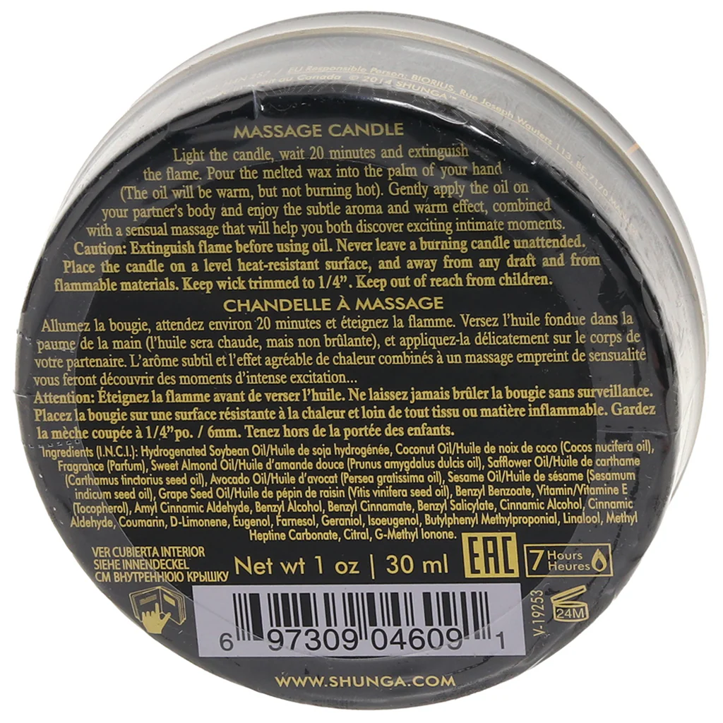 Excitation Mini Massage Candle 1oz/30ml in Chocolate - Image 5