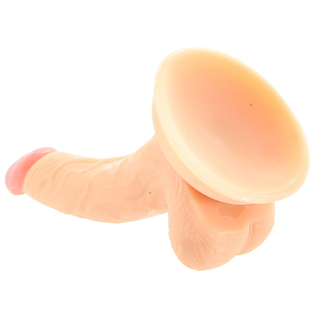 Real Skin Mini Whoppers 5 Inch Curved Dildo - Image 5