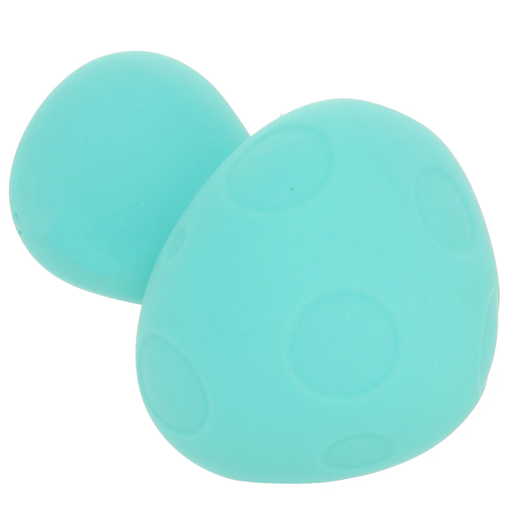 Mochi Silicone Mushroom Mini Vibe in Teal - Image 3