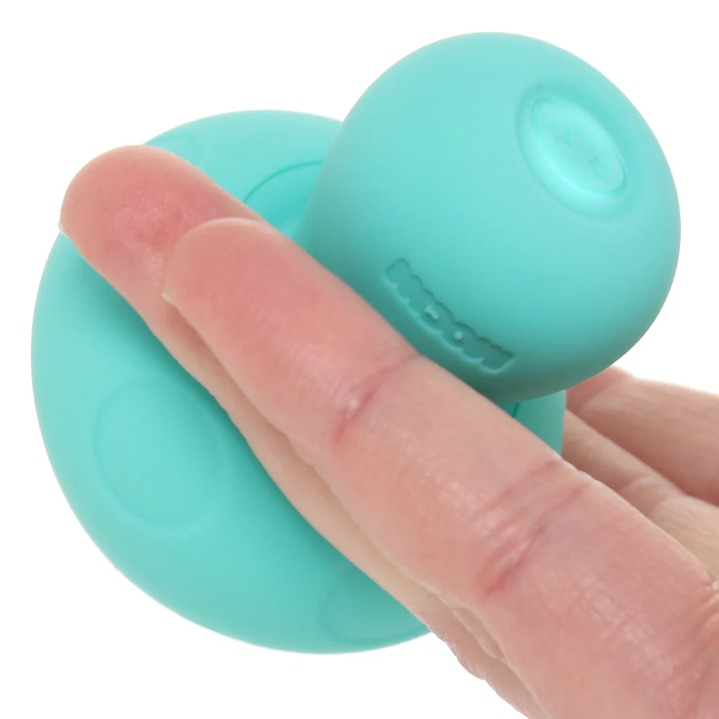 Mochi Silicone Mushroom Mini Vibe in Teal - Image 6