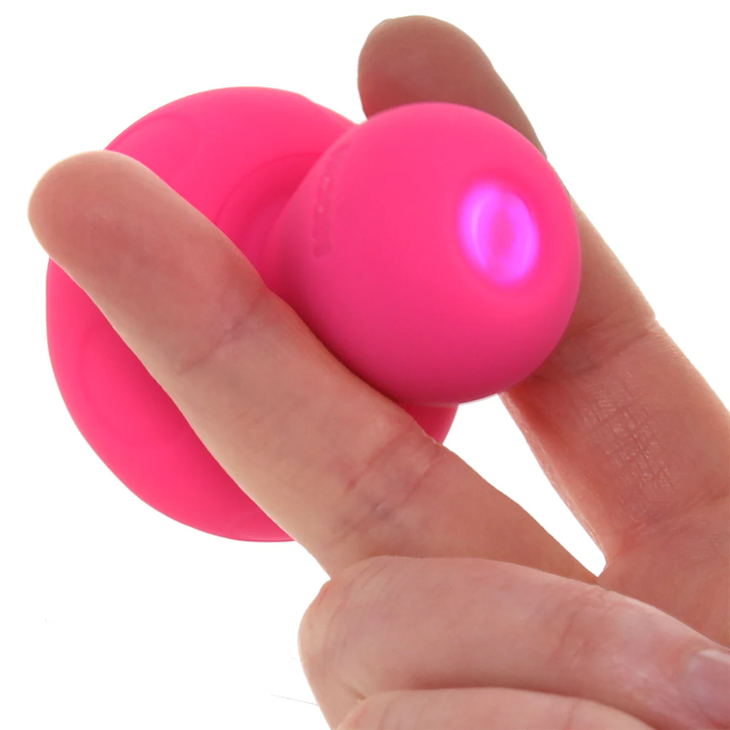 Mochi Silicone Mushroom Mini Vibe in Pink - Image 6