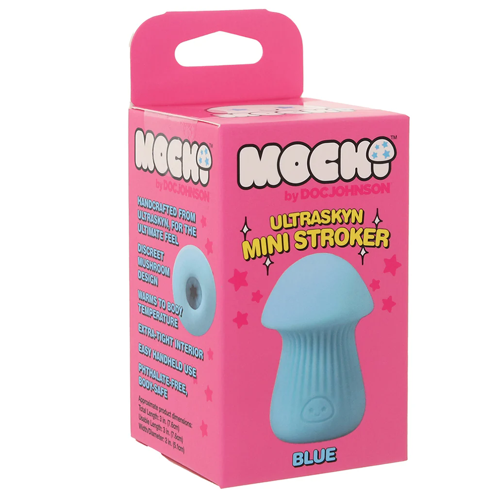 Mochi ULTRASKYN Mini Stroker in Blue - Image 9