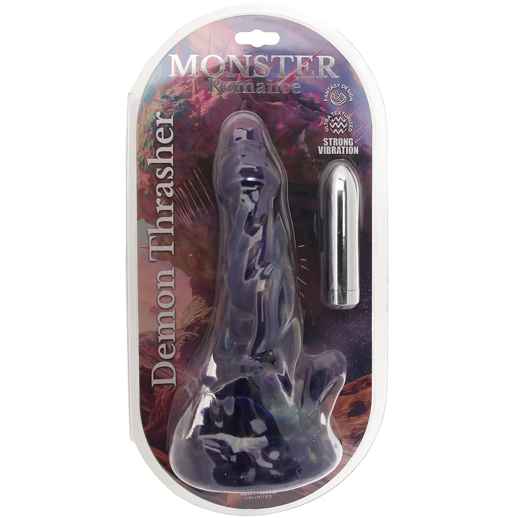 Monster Romance Demon Thrasher Dildo with Bullet Vibe - Image 9