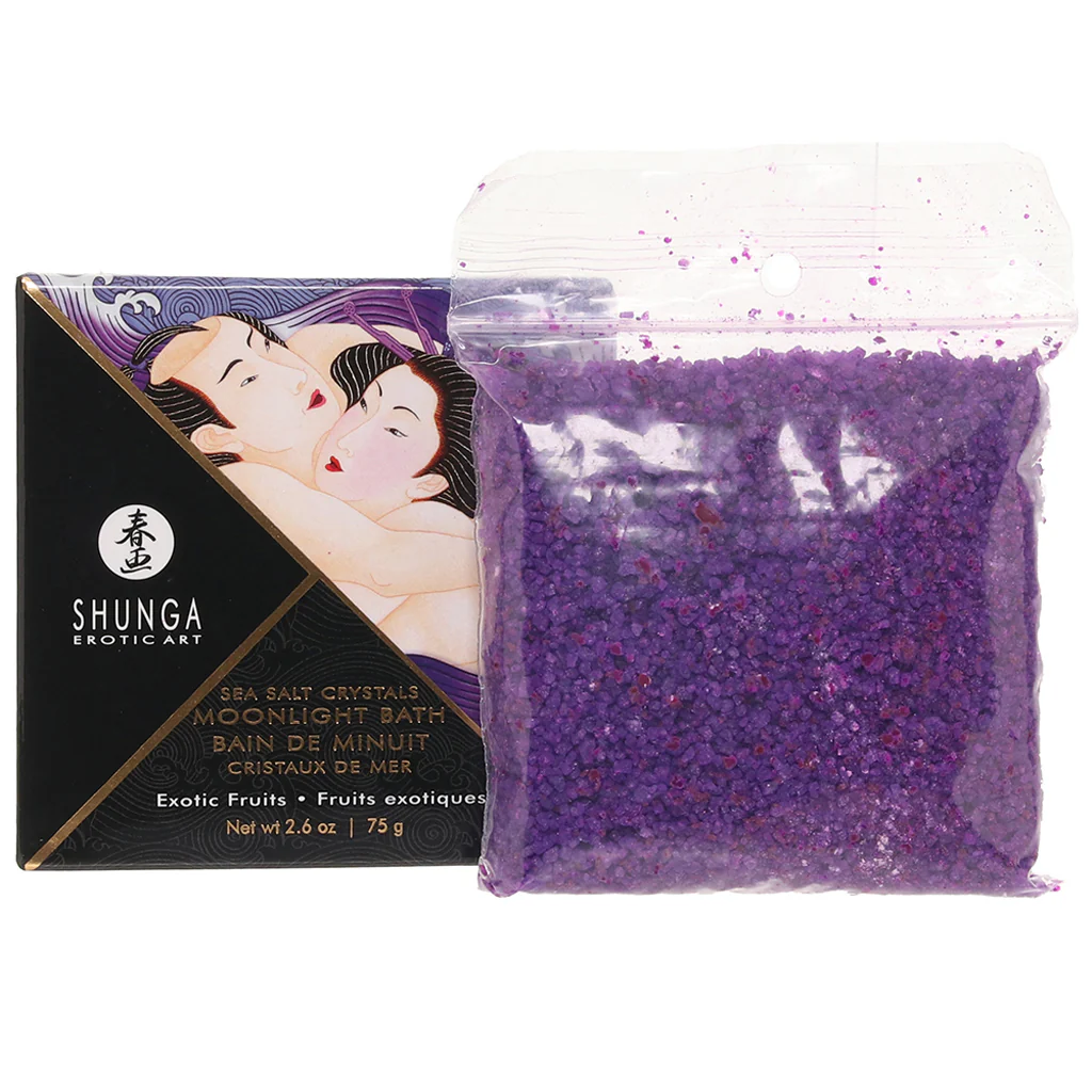 Moonlight Sea Salt Bath Crystals 2.6/75g in Exotic Fruits - Image 3