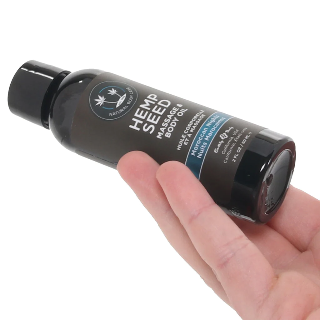 Hemp Seed Massage Oil 2oz/60ml in Moroccan Nights - Image 4