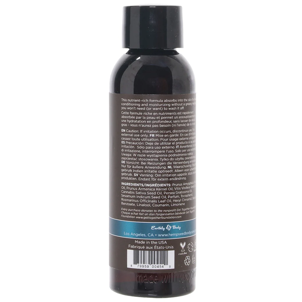 Hemp Seed Massage Oil 2oz/60ml in Moroccan Nights - Image 6