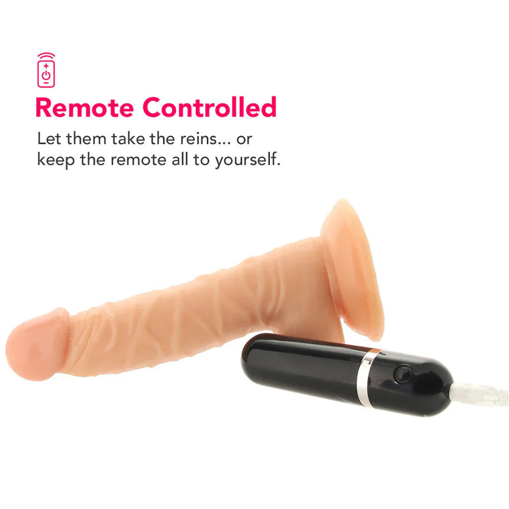 Mr Just Right 5.25 Inch Dildo Vibe in Ivory - Image 3