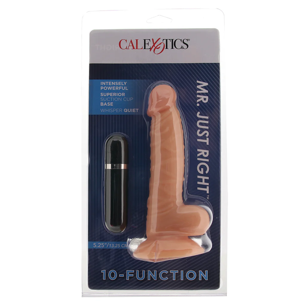 Mr Just Right 5.25 Inch Dildo Vibe in Ivory - Image 6