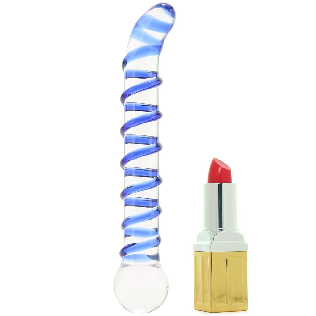 gläs Mr. Swirly 6.5 Inch G-Spot Glass Dildo - Image 4
