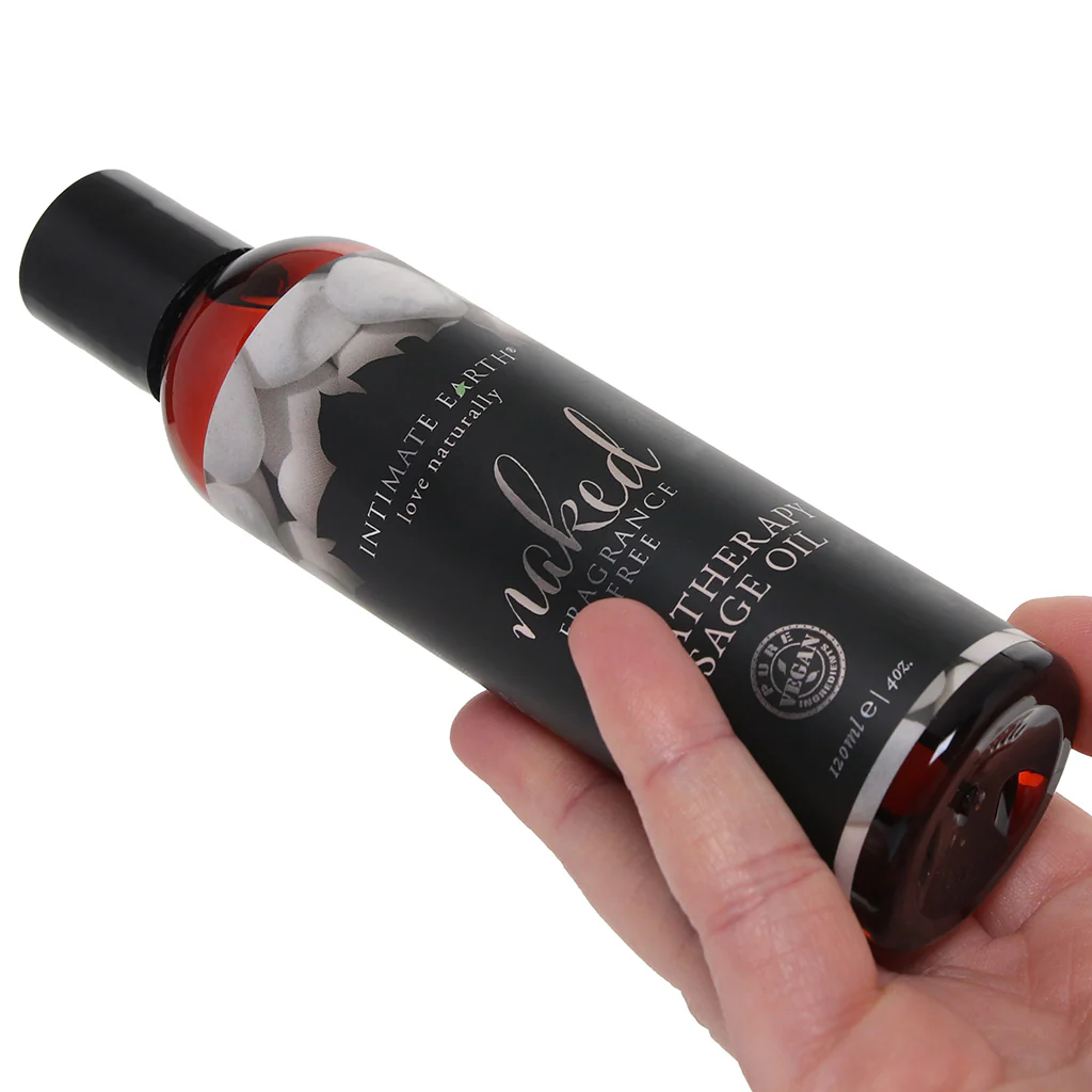 Naked Massage Oil 4oz/120ml in Fragrance Free - Image 4