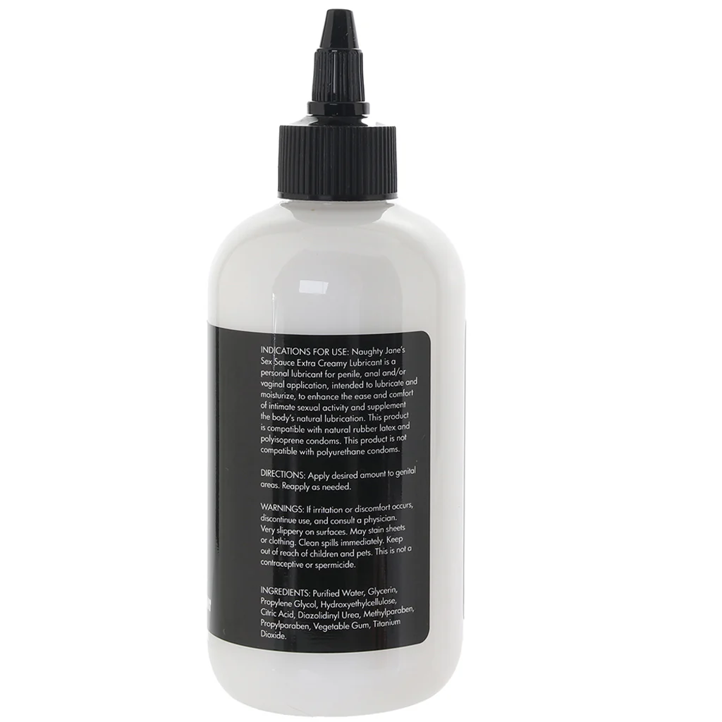 Naughty Jane's Sex Sauce Extra Creamy Lubricant in 8oz/236m - Image 5