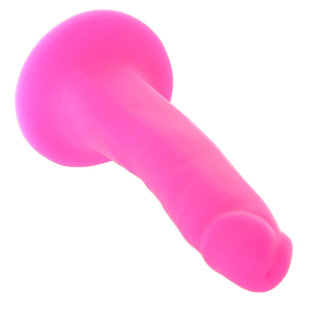 Neo Elite 6 Inch Silicone Dual Density Cock in Pink - Image 2