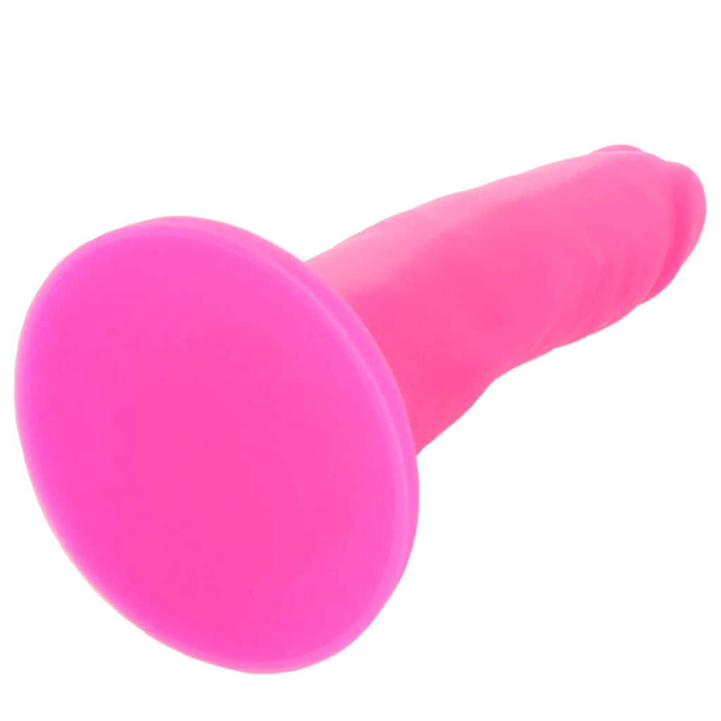 Neo Elite 6 Inch Silicone Dual Density Cock in Pink - Image 5