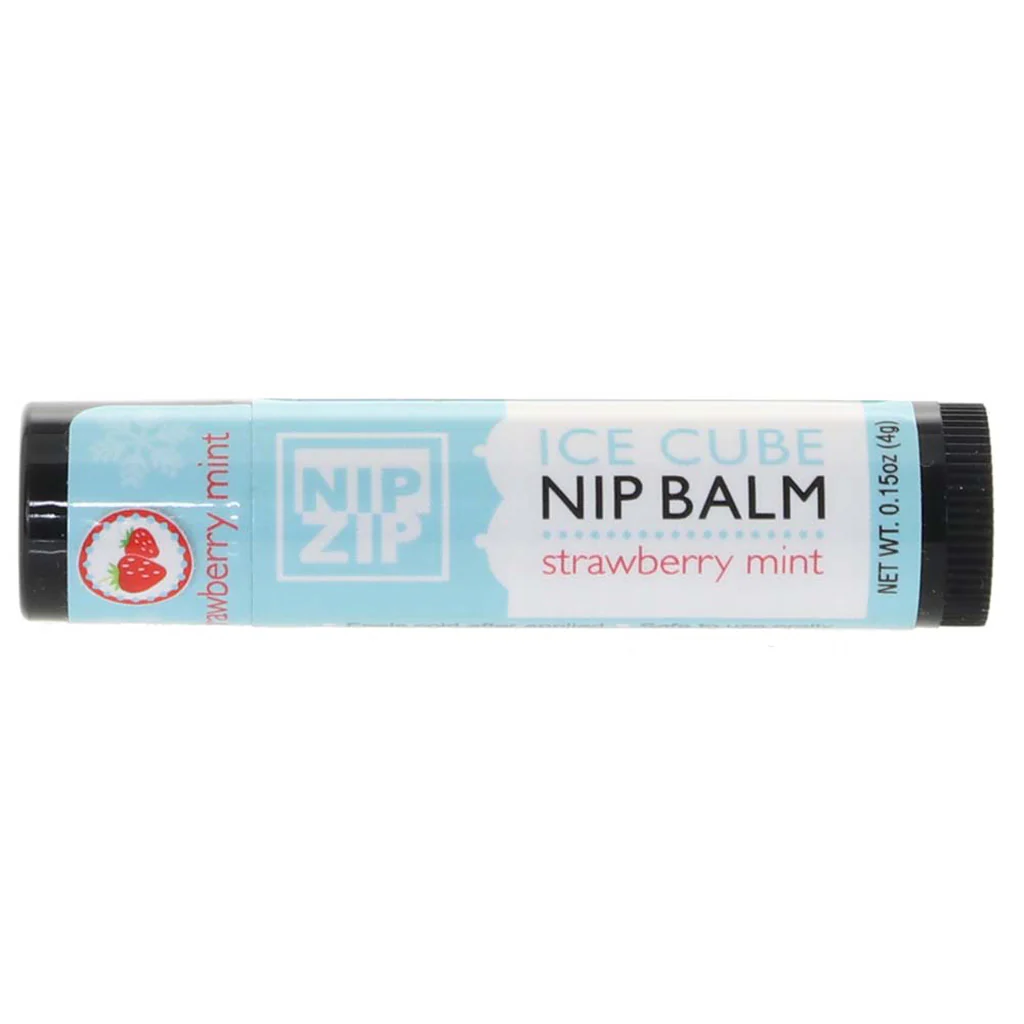Nip Zip Ice Cube Nip Balm in Strawberry Mint - Image 3