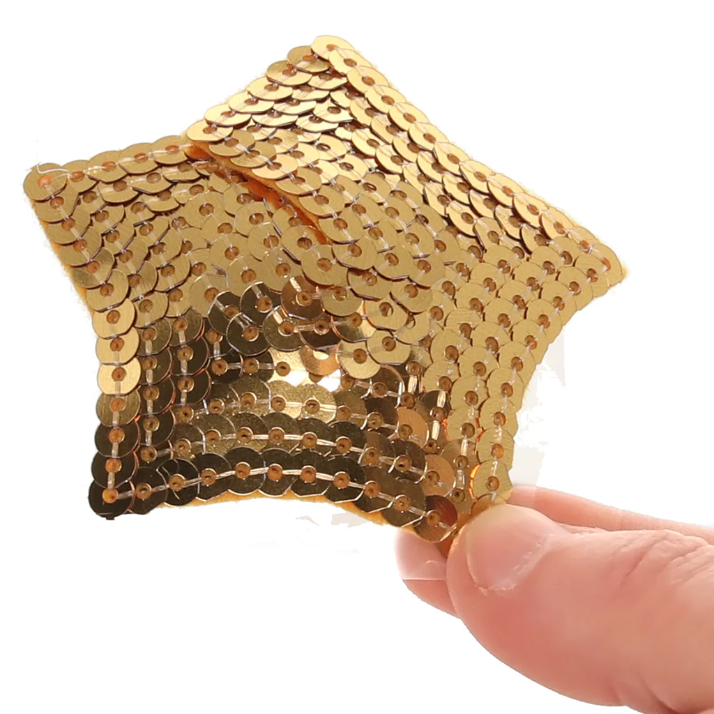 Nipple Couture Gold Sequin Star Covers - Image 4