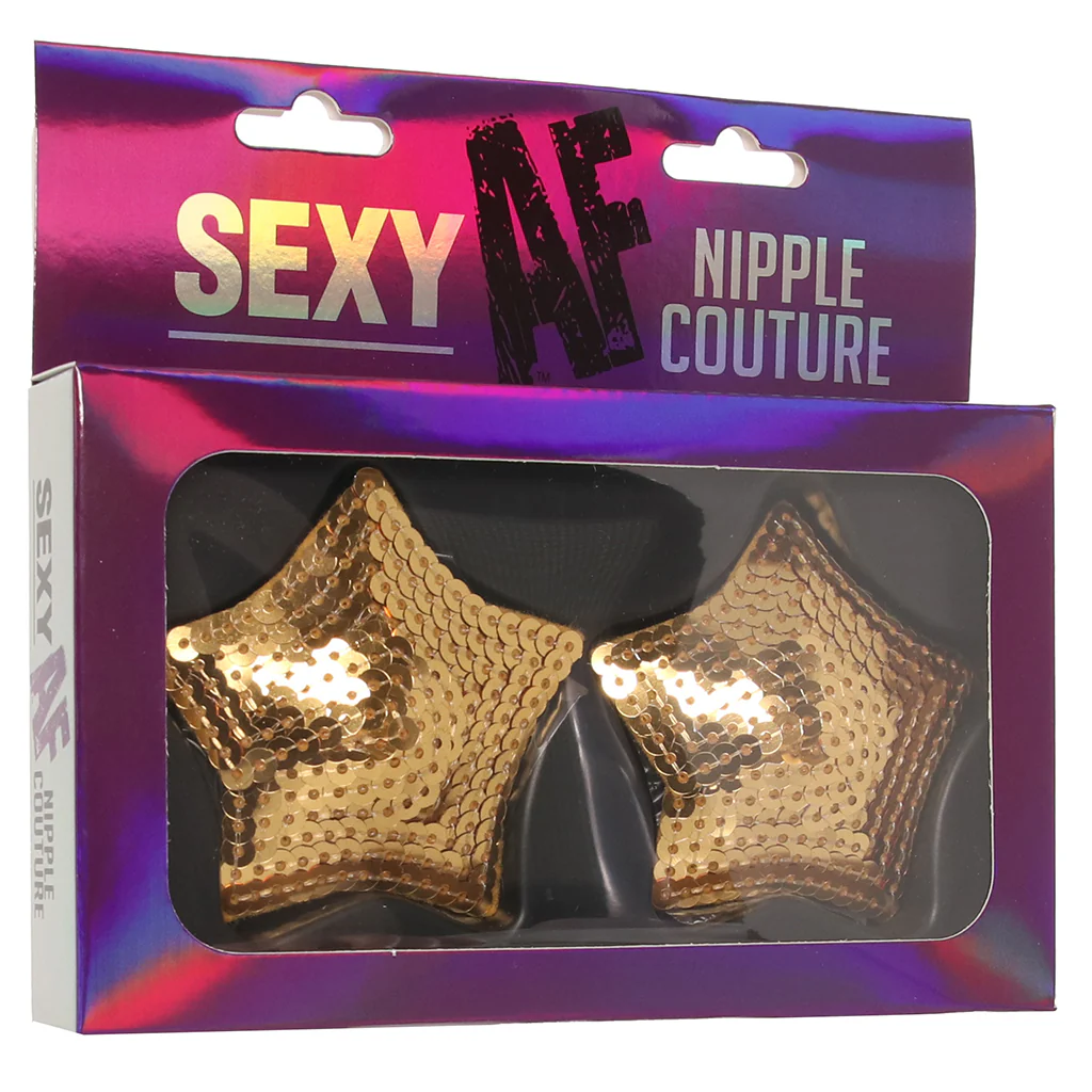 Nipple Couture Gold Sequin Star Covers - Image 9