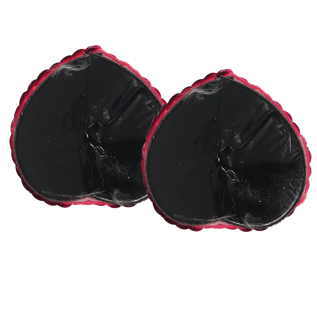 Nipple Couture Pink Sequin Heart Covers - Image 5