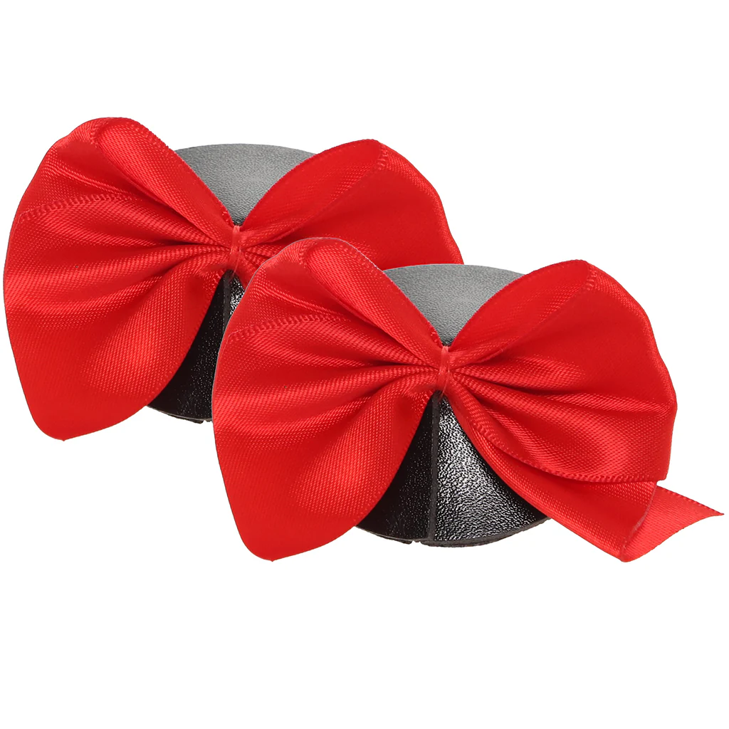 Nipple Couture Red Bow Covers - Image 3