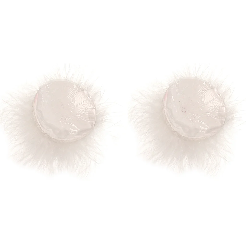 Nipple Couture White Marabou Covers - Image 5