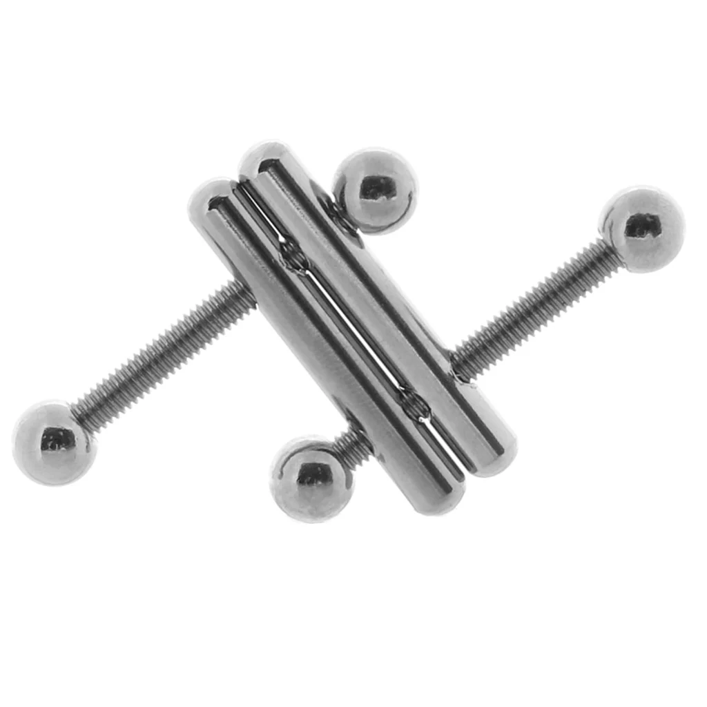Nipple Grips Crossbar Nipple Vices in Silver - Image 2