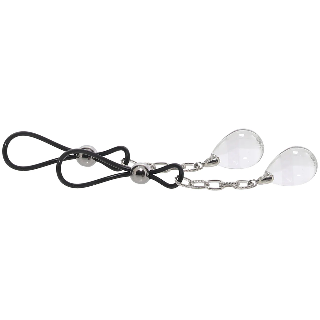 nipple play Non-Piercing Nipple Jewelry in Crystal - Image 5
