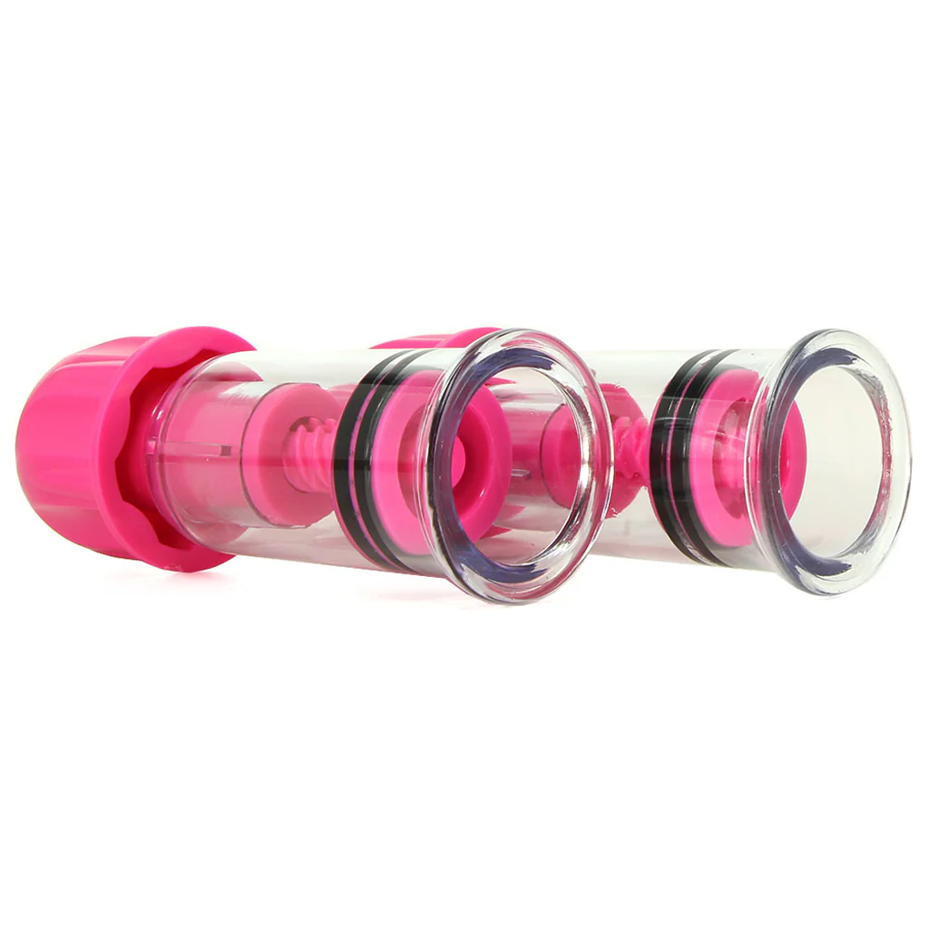 nipple play Vacuum Twist Suckers in Pink - Image 3