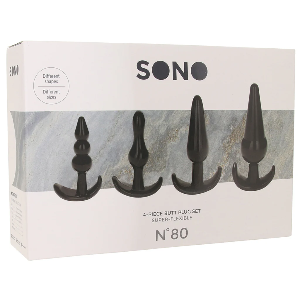 No.80 4-Piece Butt Plug Set - Image 6