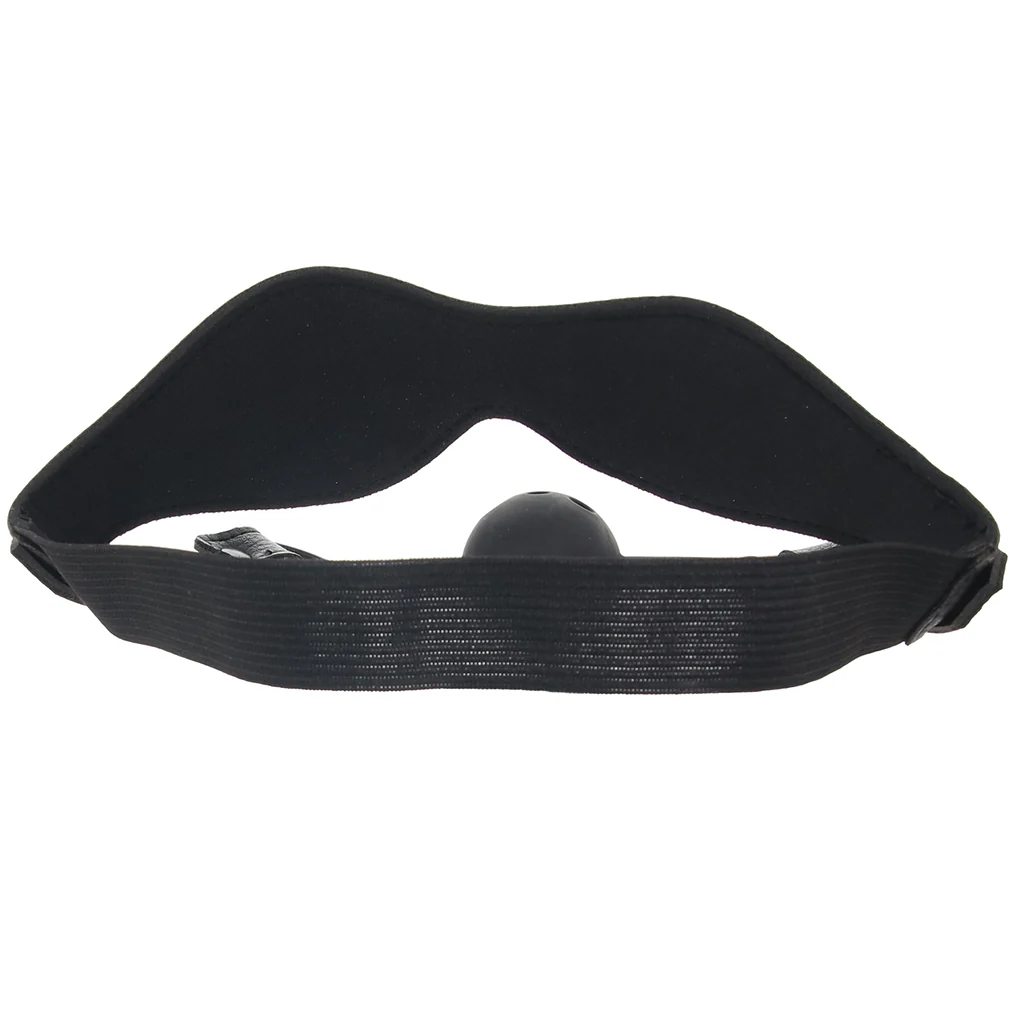 Nocturnal Collection Eye Mask & Breathable Ball Gag Set - Image 7