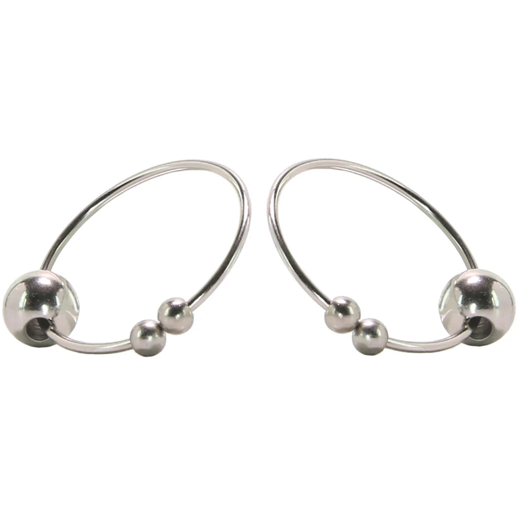 nipple play Non-Piercing Nipple Rings in Silver - Image 3