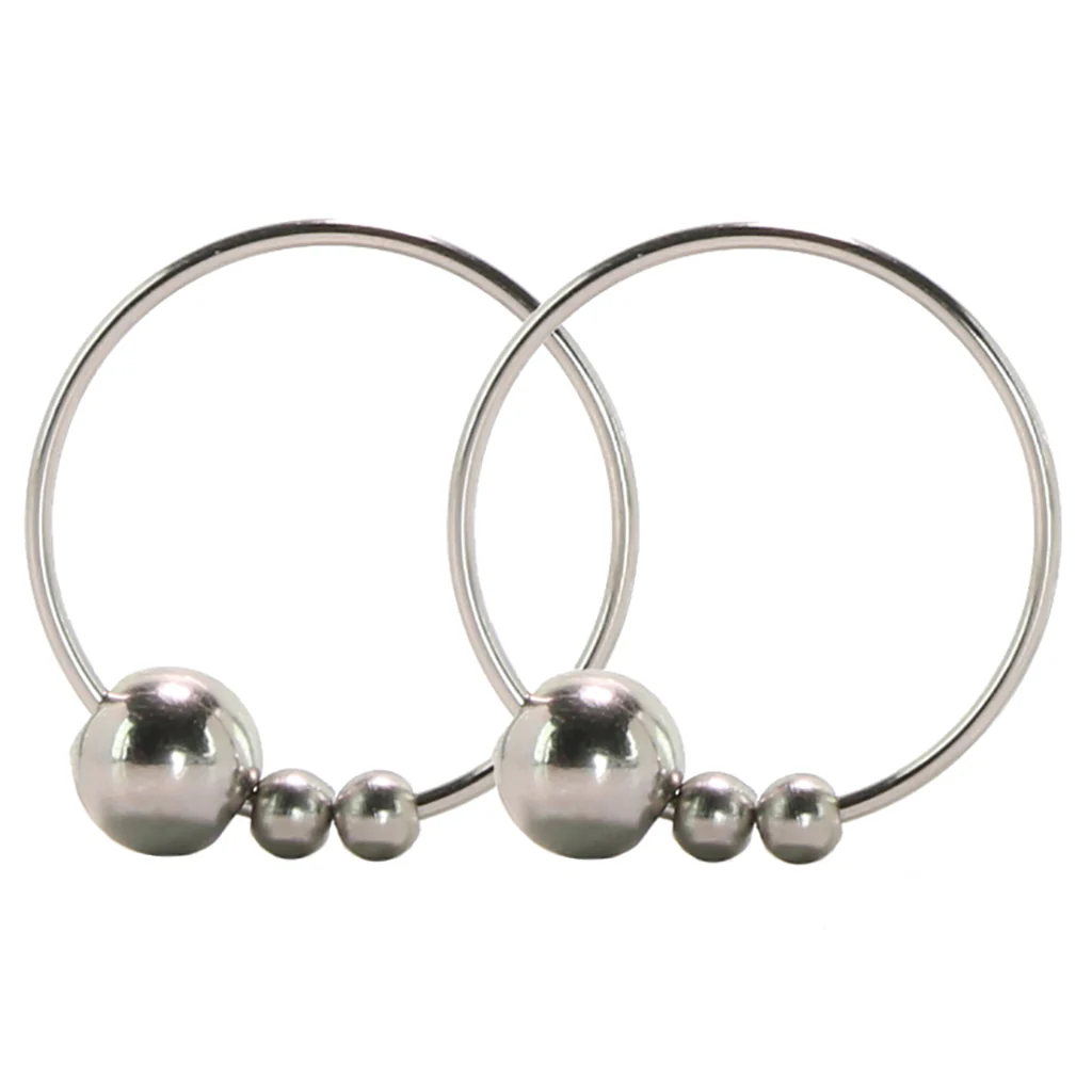 nipple play Non-Piercing Nipple Rings in Silver - Image 4