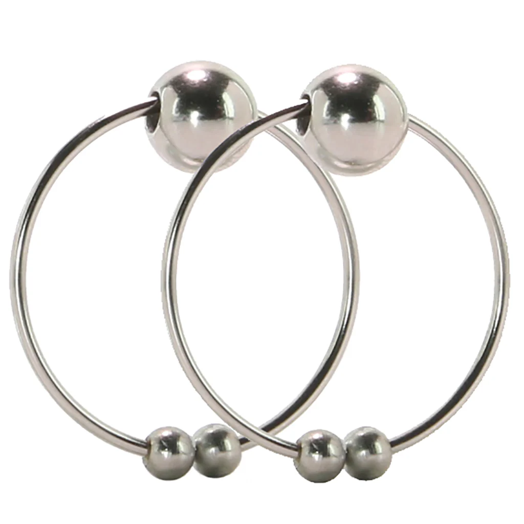 nipple play Non-Piercing Nipple Rings in Silver - Image 5