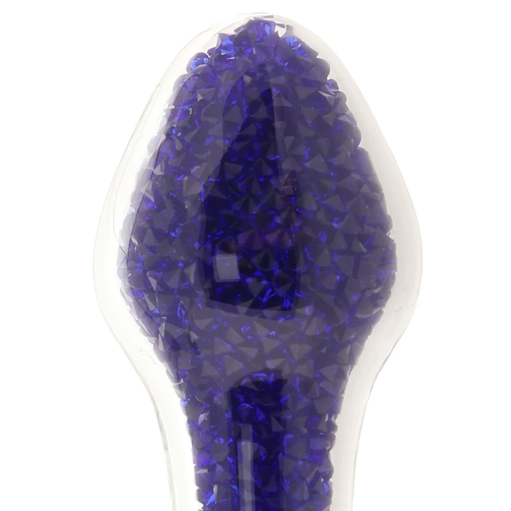 Oh My Gem Lustre Glass Butt Plug in Blue - Image 7