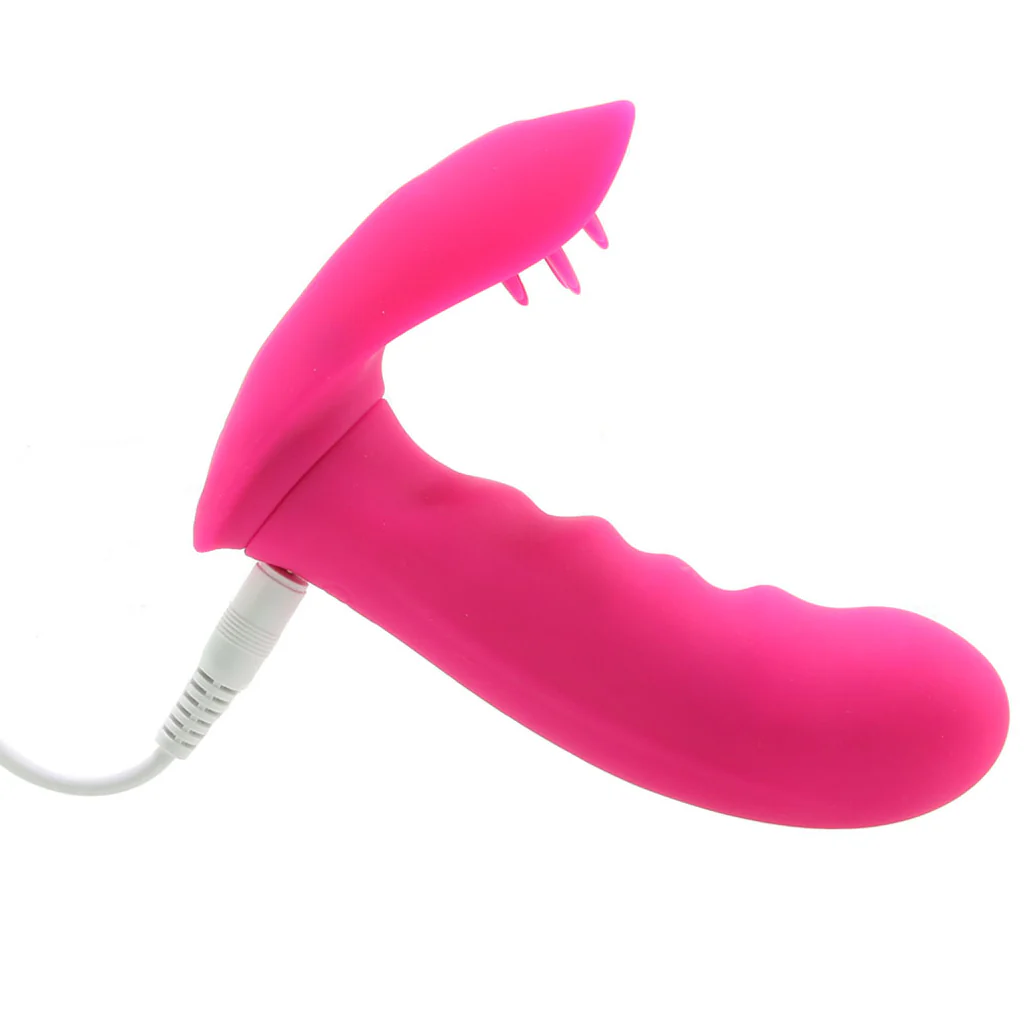 OMG Plaisir Wearable Clitoral & G-spot Vibe in Pink - Image 3