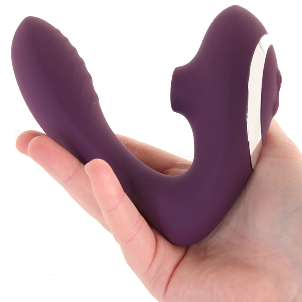 OMG Vibra G Pulse Clitoral Air Massager in Purple - Image 4