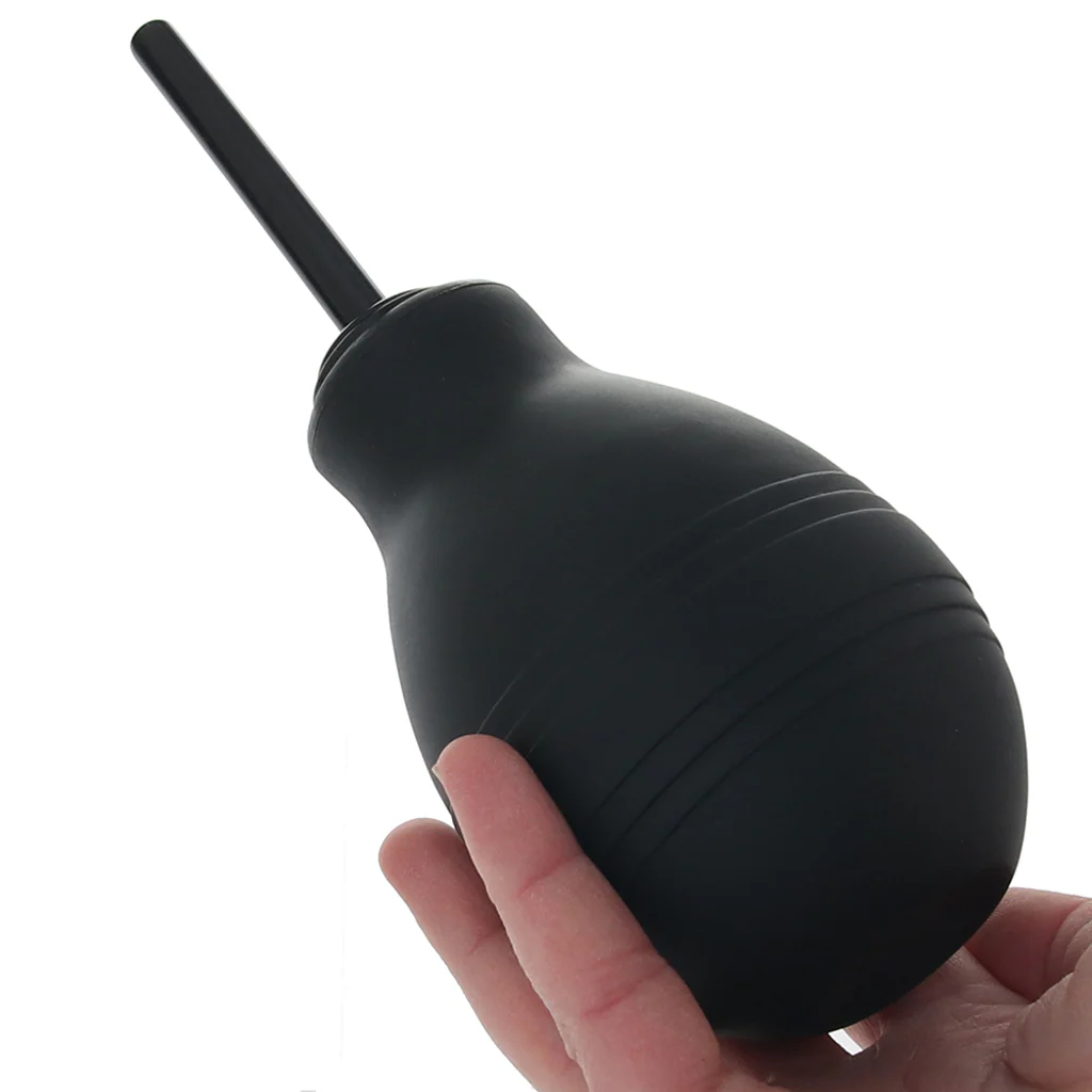One-Way Anal Douche in Black - Image 4