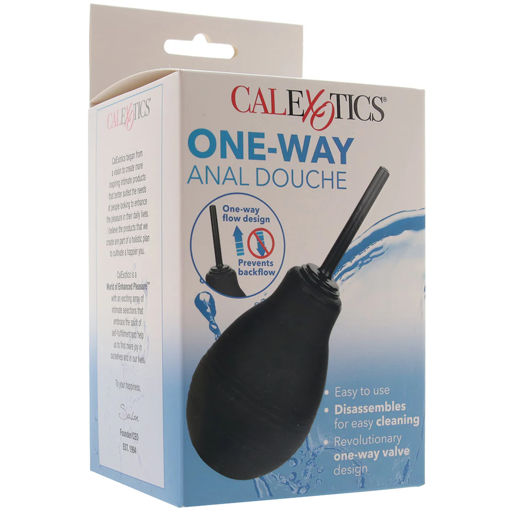 One-Way Anal Douche in Black - Image 6
