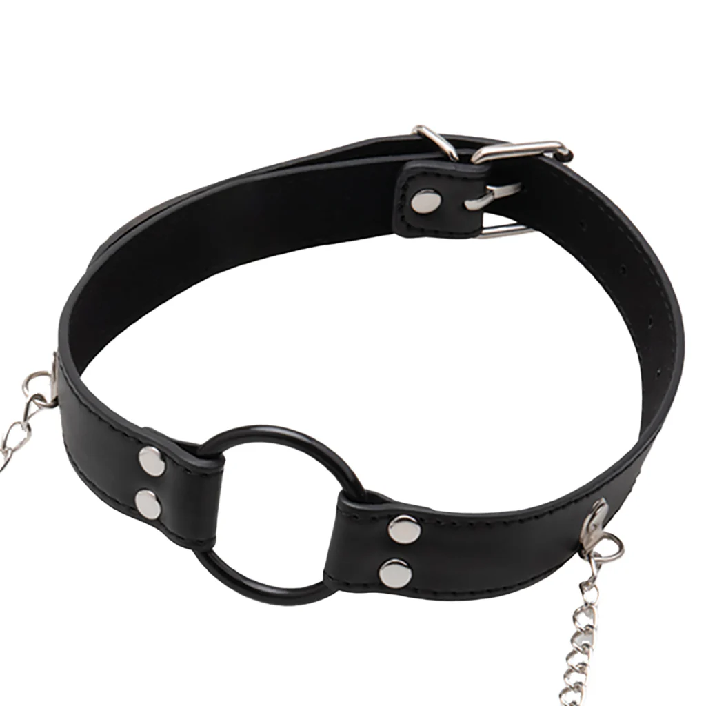 Open Mouth Gag with Nipple Clips - Image 7
