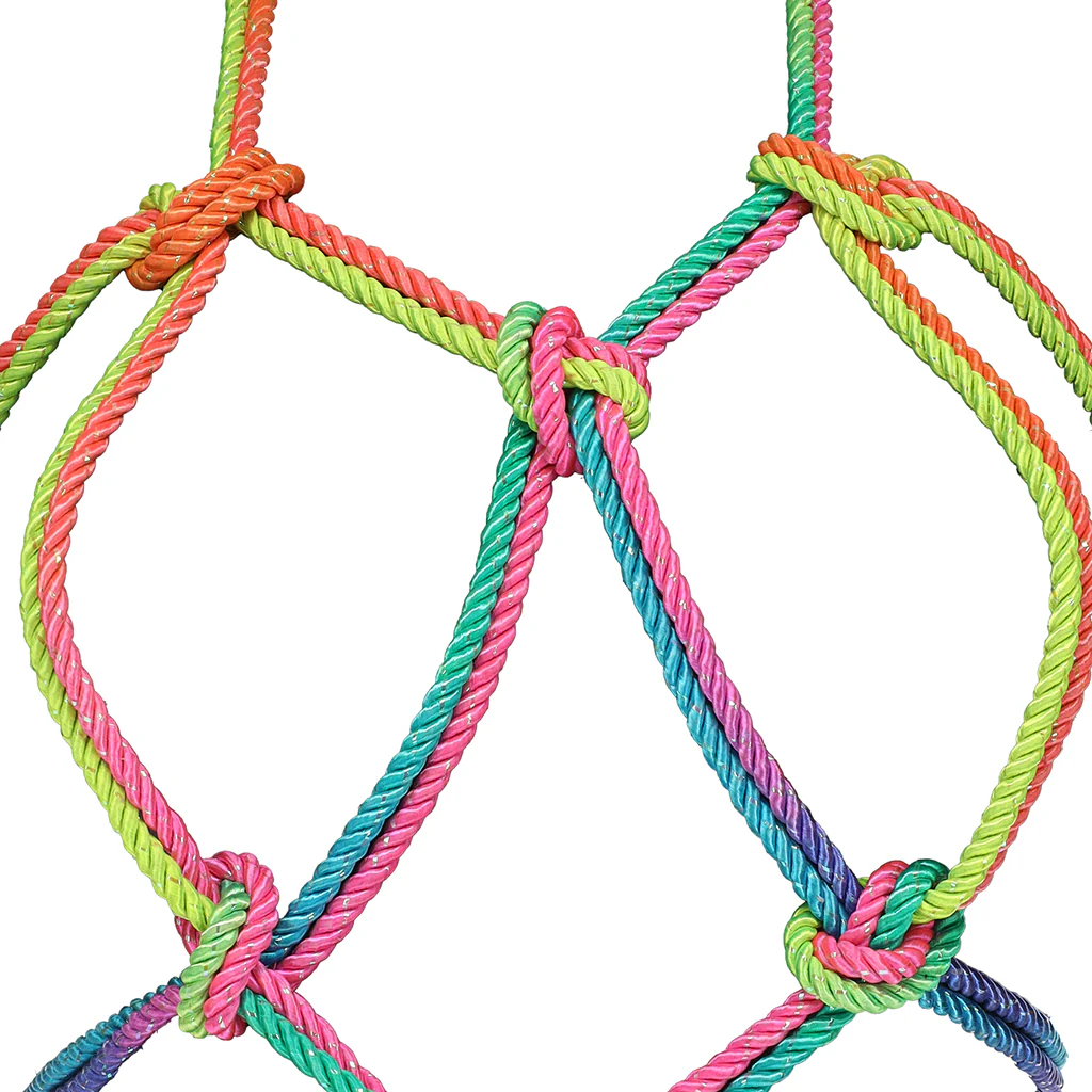 Ouch! 32.8'/10m Bondage Rope in Vibrant Rainbow - Image 4
