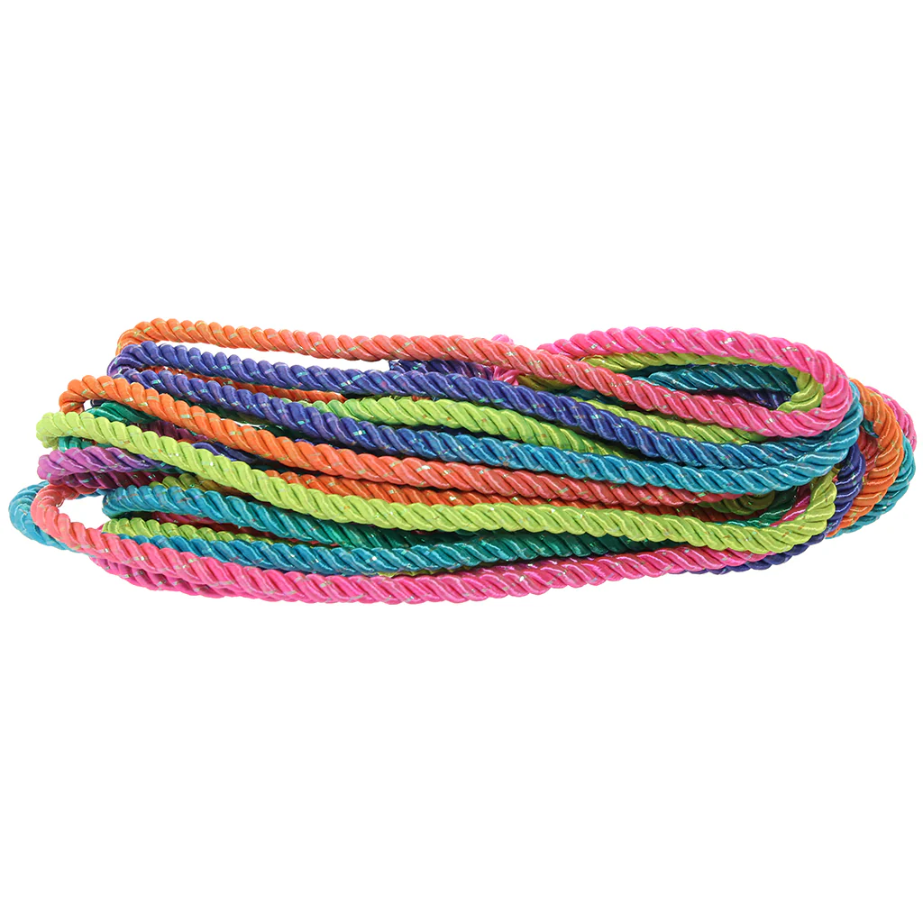 Ouch! 32.8'/10m Bondage Rope in Vibrant Rainbow - Image 6