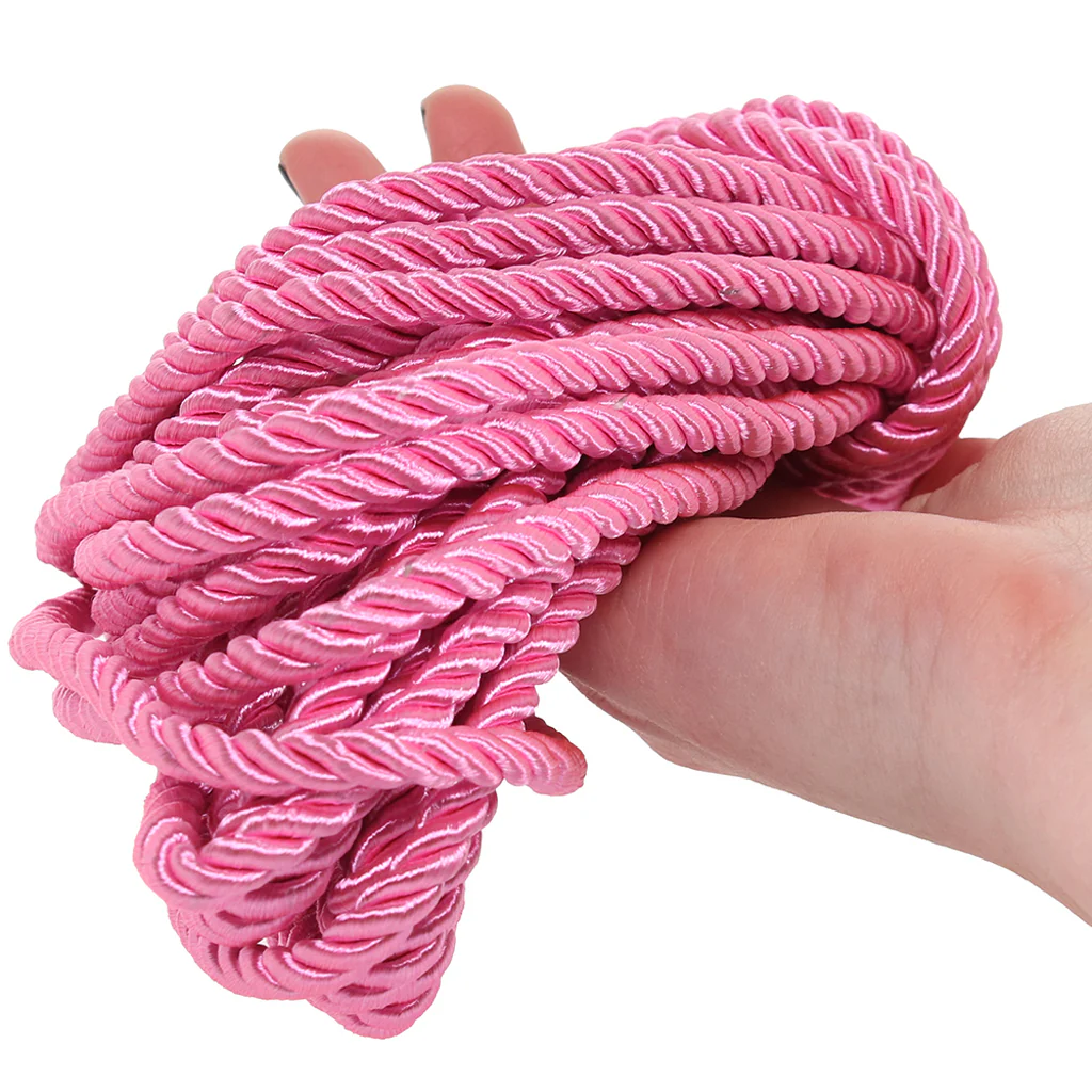 Ouch! 32.8'/10m Bondage Rope in Pink - Image 4