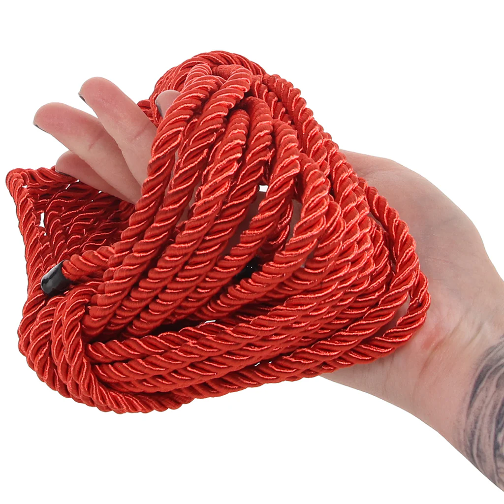 Ouch! 32.8'/10m Bondage Rope in Red - Image 4
