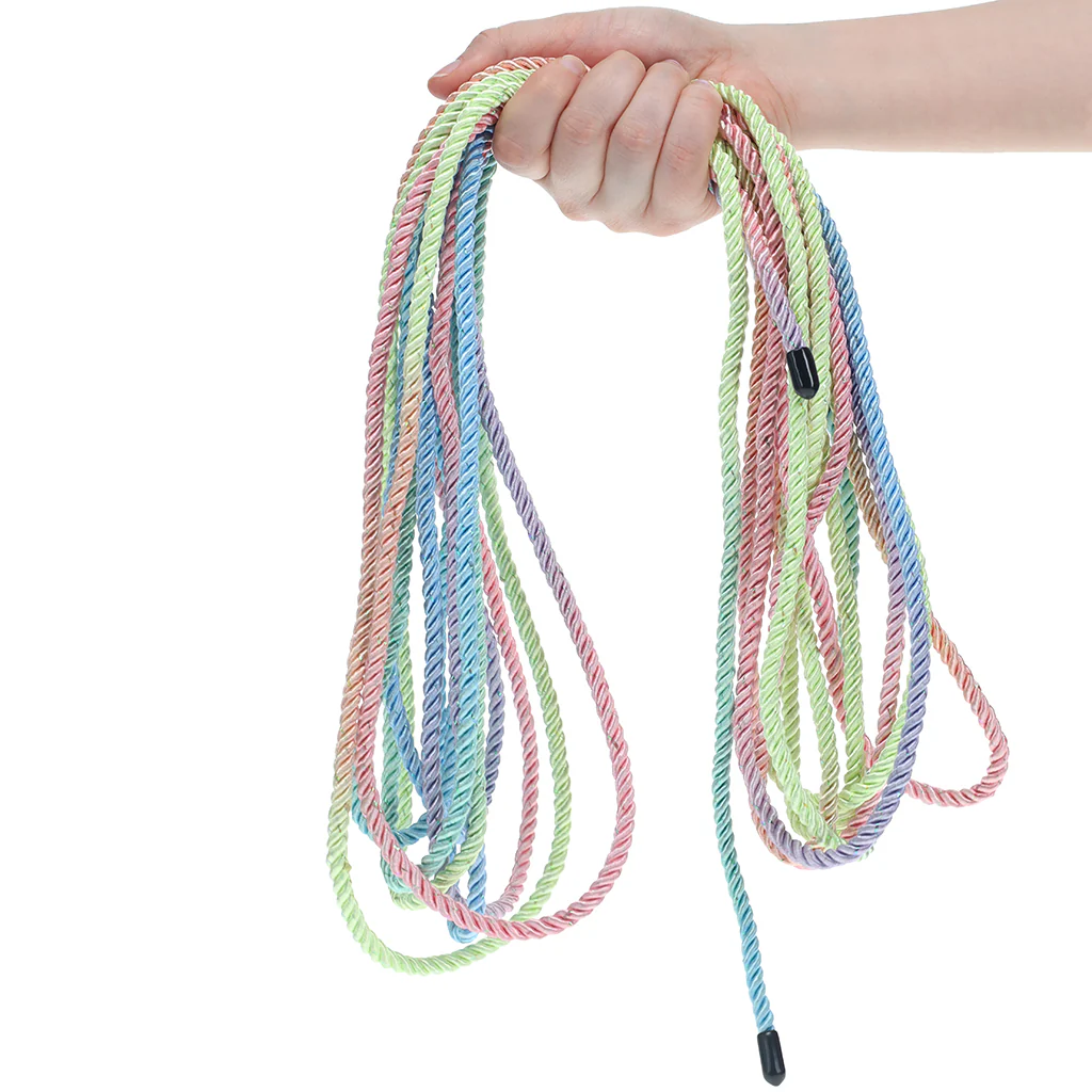 Ouch! 32.8'/10m Bondage Rope in Pastel Rainbow - Image 7