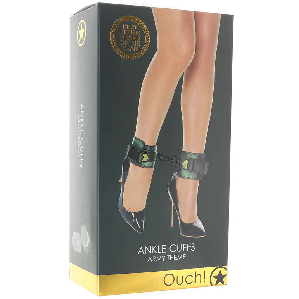 Ouch! Army Themed Ankle Cuffs - Image 6