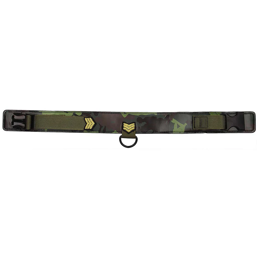 Ouch! Army Themed Collar with Leash - Image 4