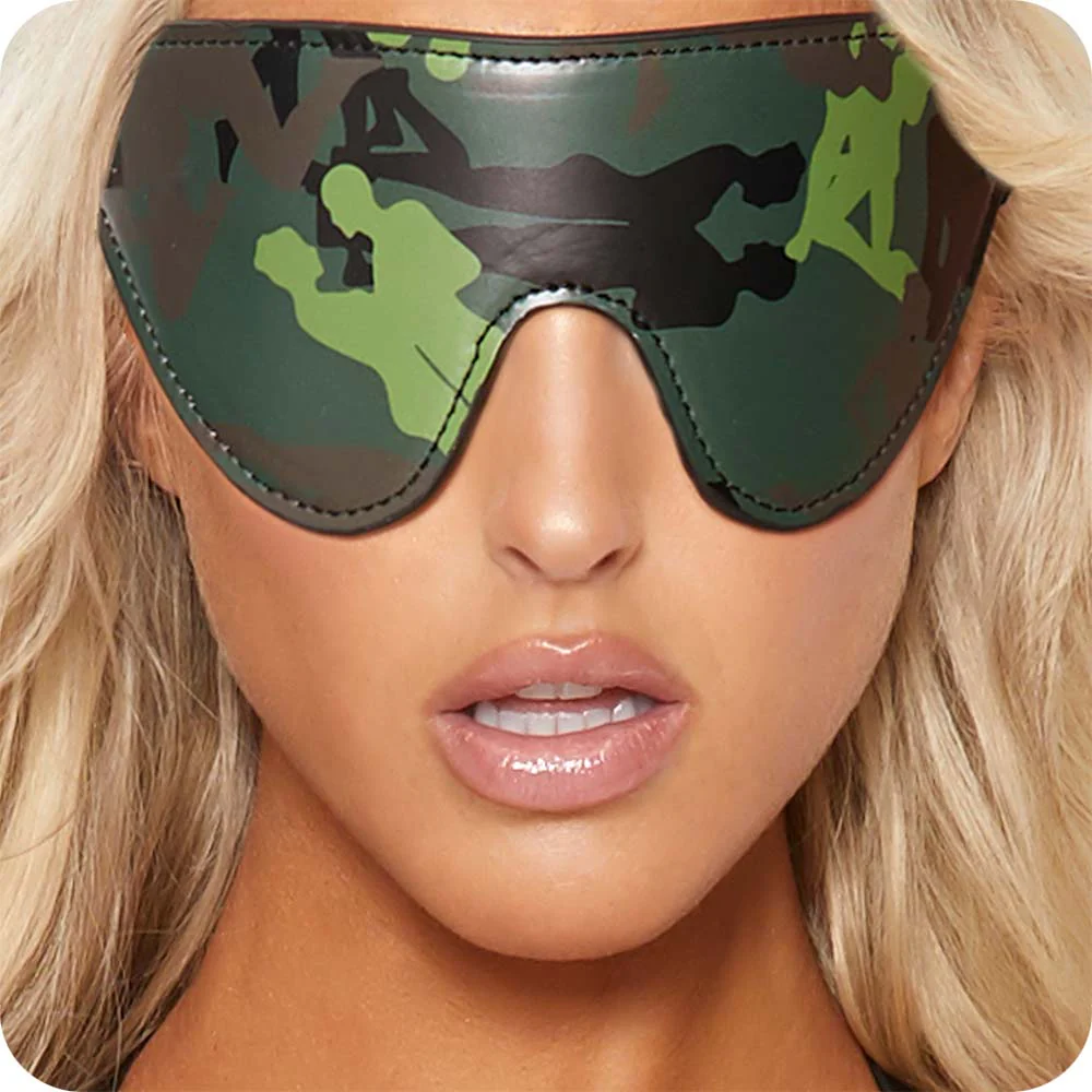 Ouch! Army Themed Eye Mask - Image 2