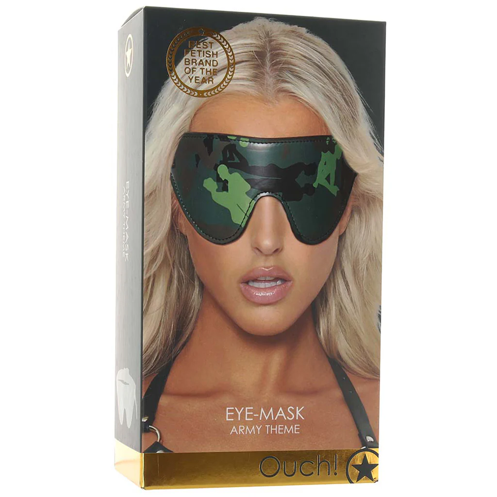 Ouch! Army Themed Eye Mask - Image 6