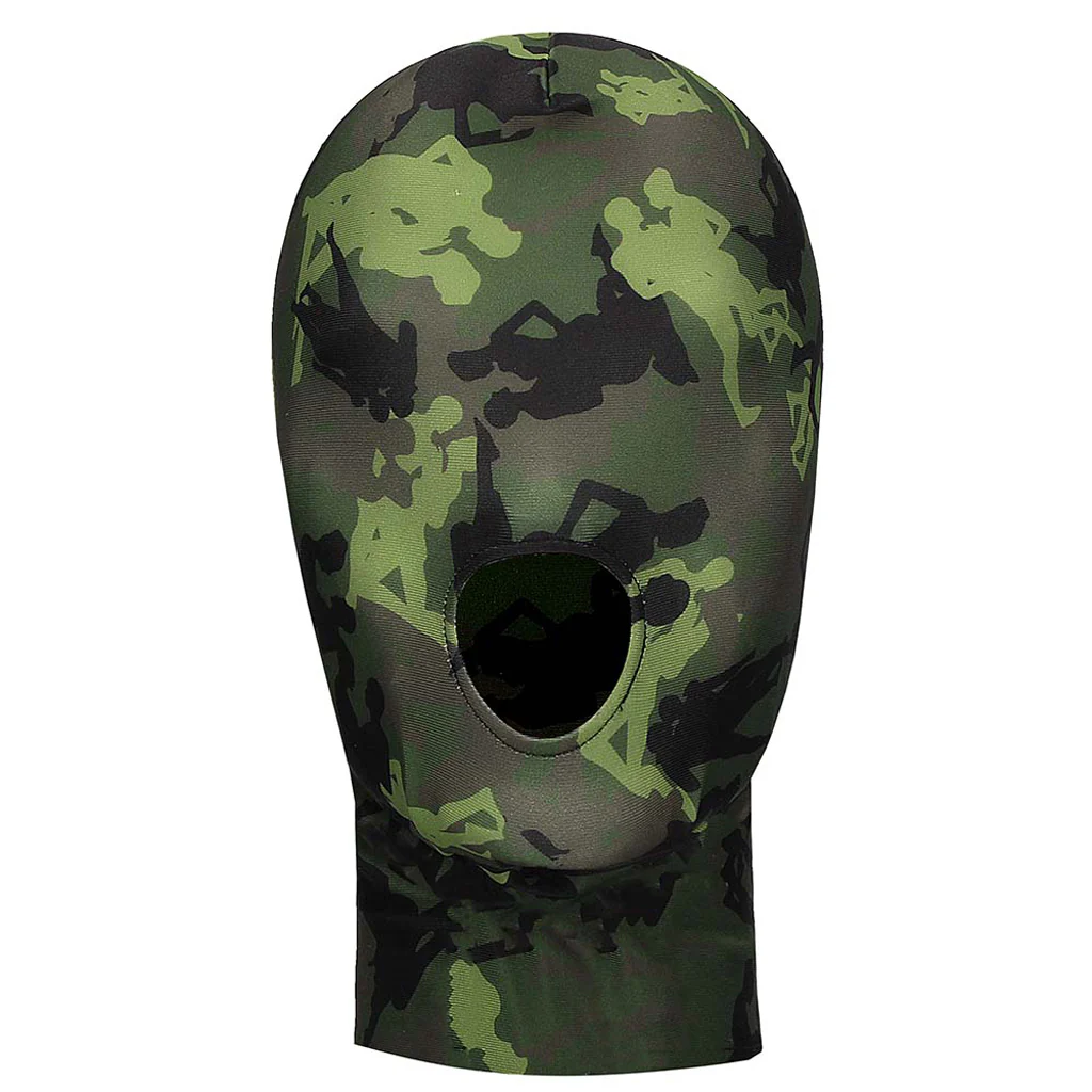 Ouch! Army Themed Mask with Mouth Opening - Image 2