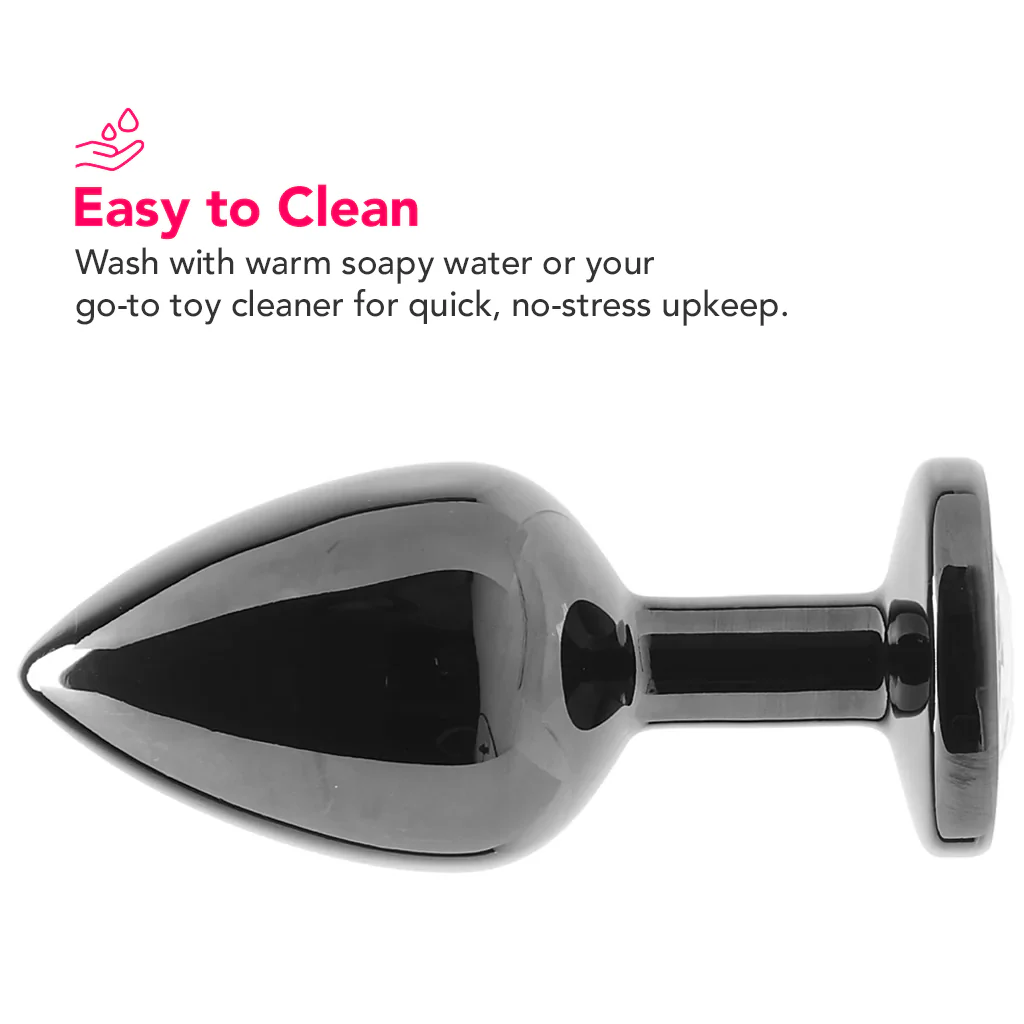 Ouch! Clear Gem Plug in Medium - Image 3